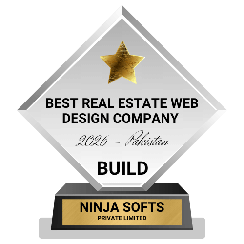new award Ninja Softs Best Real Estate Web Design Company 2026 - Pakistan | Ninja Softs