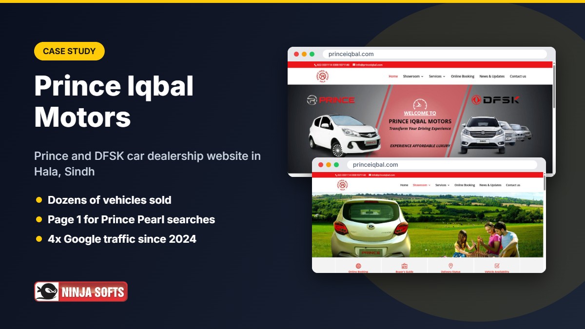 How Prince Iqbal Motors Became Pakistan’s Top-Ranked Prince Dealer Online