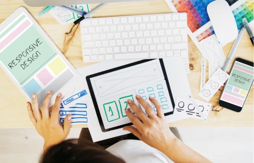 Website design and ongoing care illustration